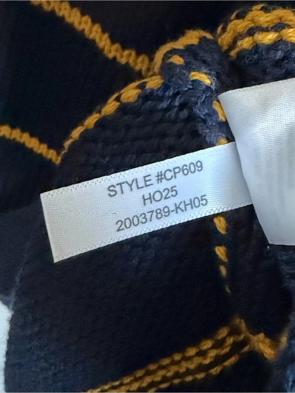 J.Crew 2025 1988 Rollneck Stripe Sweater Navy Gold NWT Men’s Small Cotton